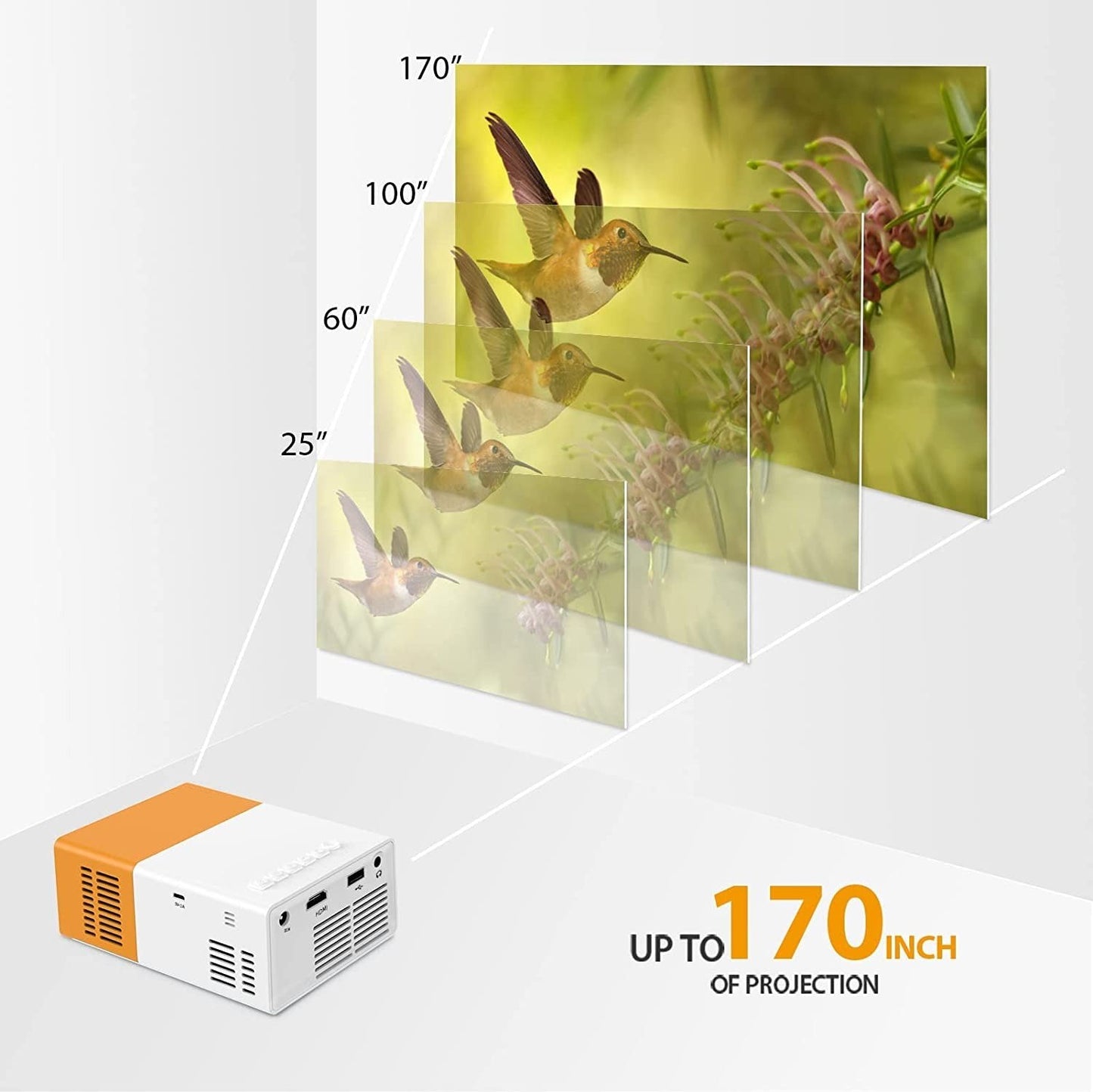 Delike - Home Mini 3D Projector - Branwell & Co