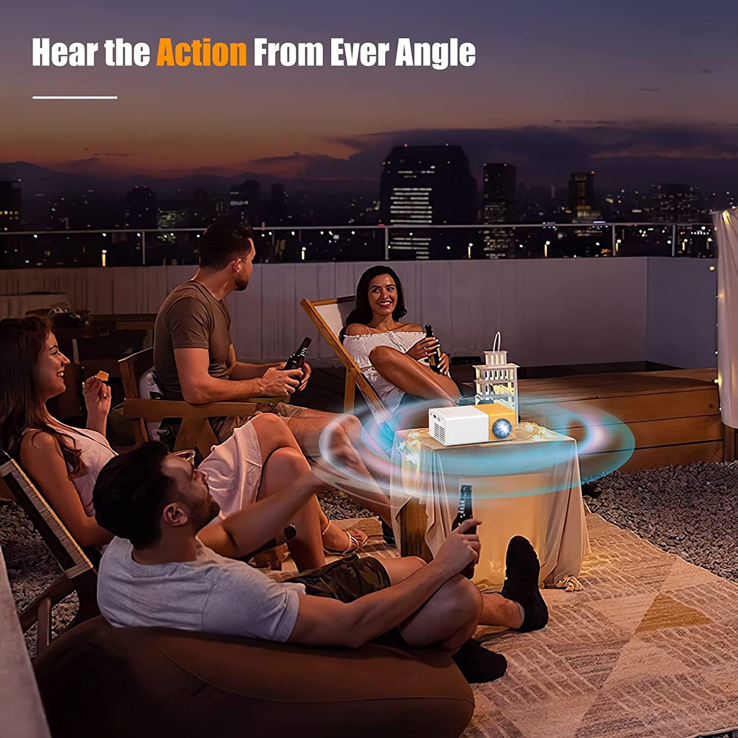 Delike - Home Mini 3D Projector - Branwell & Co