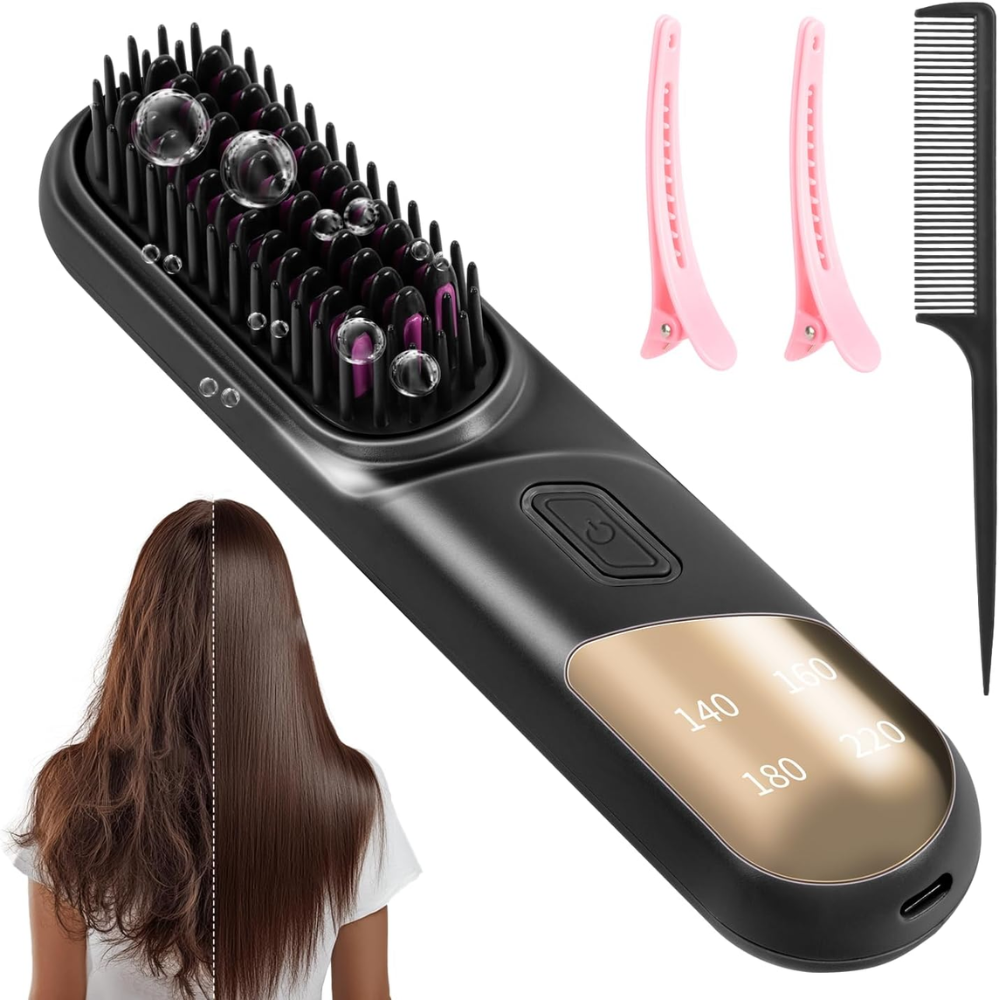 Go Brush Pro - Cordless Hair Straightener