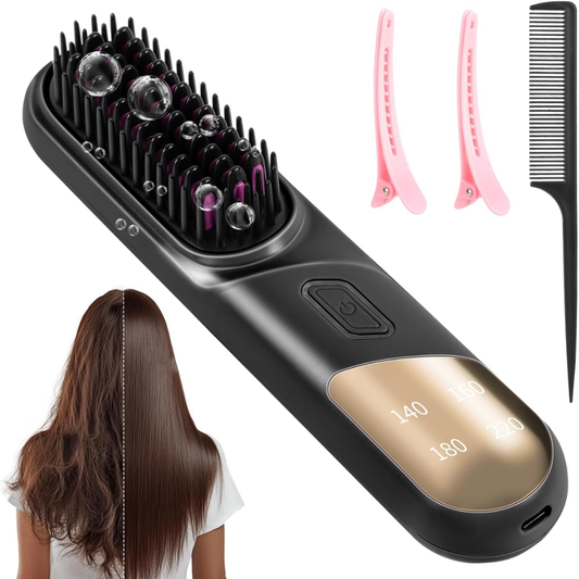 Go Brush Pro - Cordless Hair Straightener