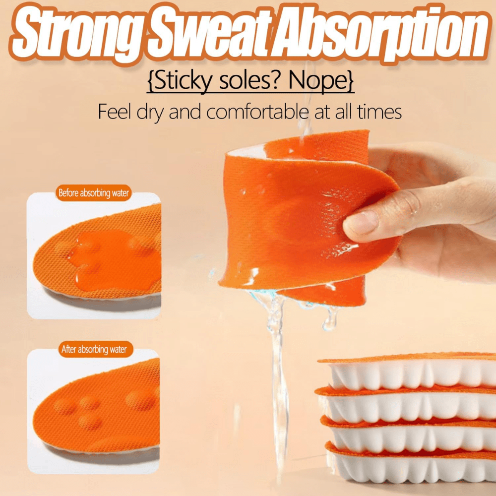 2026 New Steppers Insoles – 4D Cloud Memory Foam with Arch Support - Branwell & Co