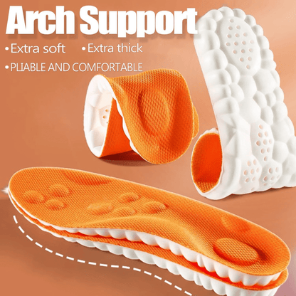 2026 New Steppers Insoles – 4D Cloud Memory Foam with Arch Support - Branwell & Co