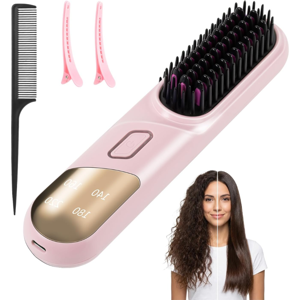Go Brush Pro - Cordless Hair Straightener