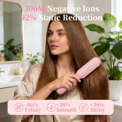 Go Brush Pro - Cordless Hair Straightener