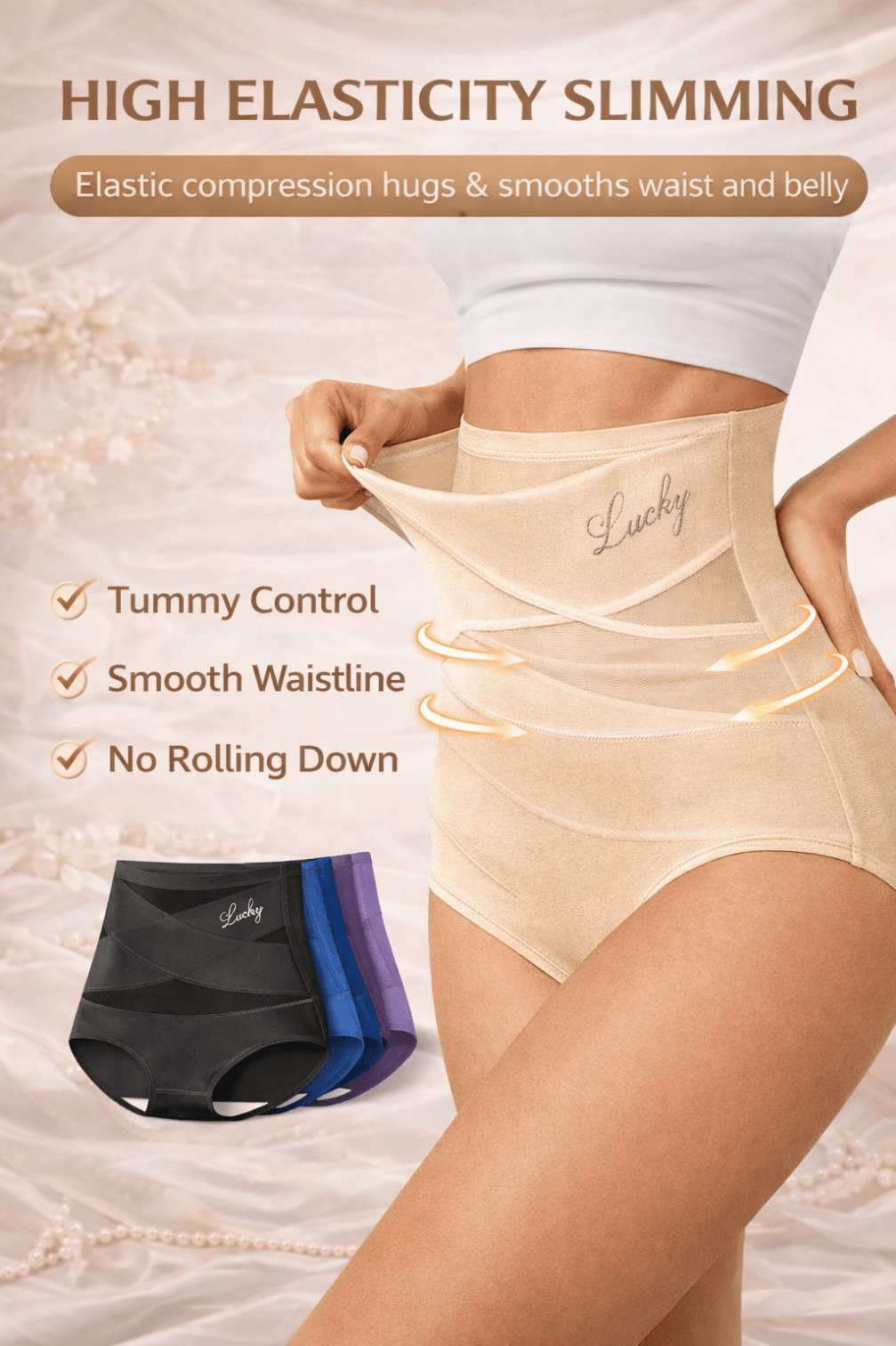 High Waisted Tummy Control Panty - Branwell & Co