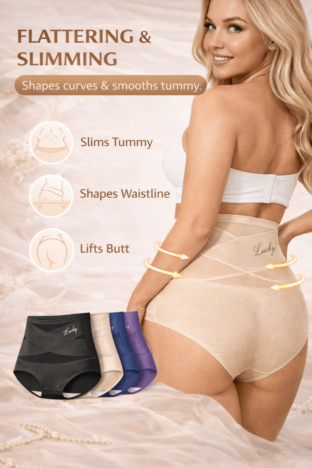 High Waisted Tummy Control Panty - Branwell & Co