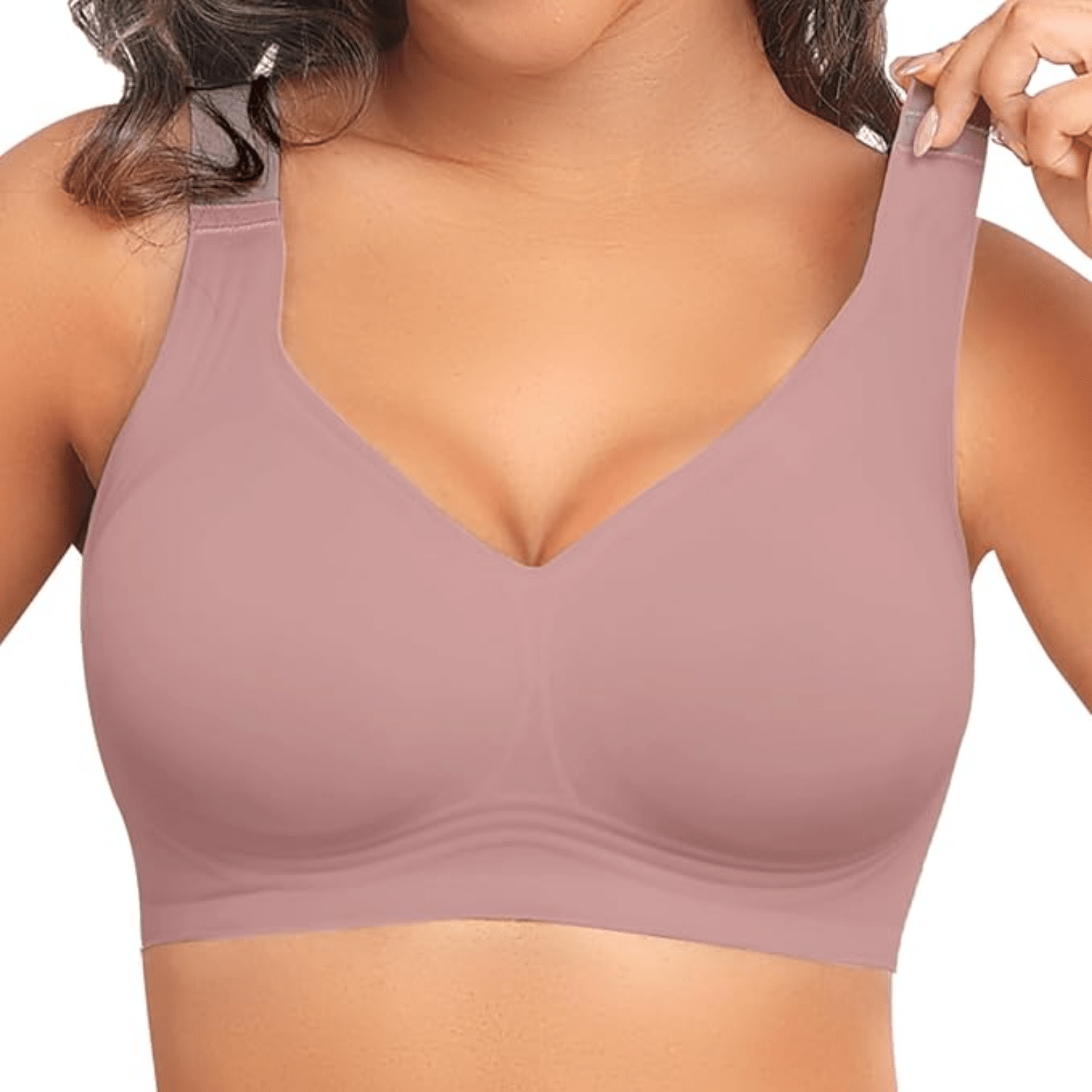 PoseFree Women’s Seamless Wireless Bra – Ultra - Soft Comfort and Support - Branwell & Co