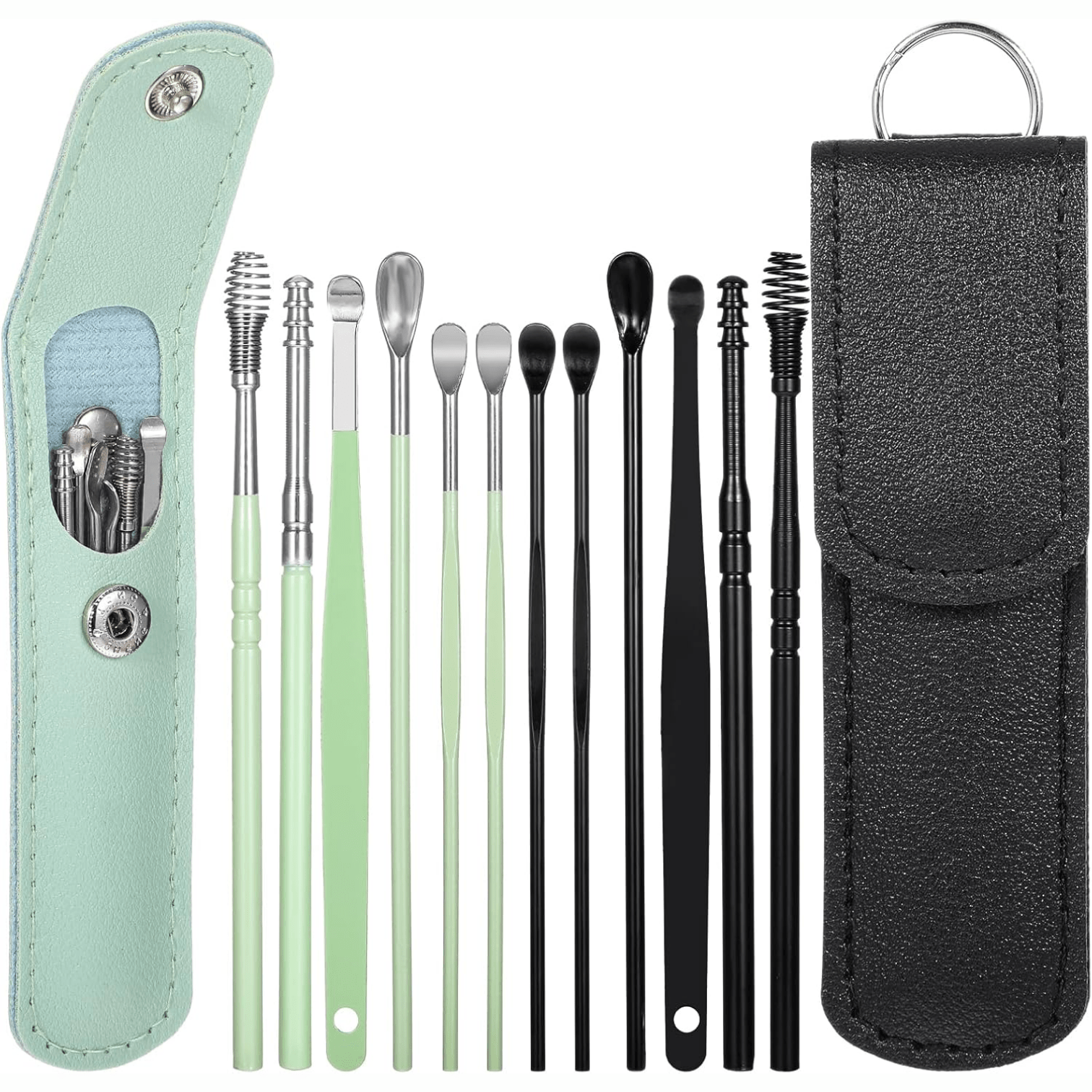 Prasacco 12 Pcs/2 Sets Earwax Removal Kit – Safe & Effective Ear Cleaning Tools - Branwell & Co