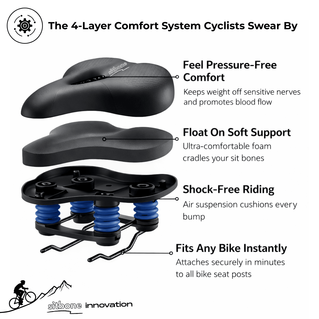 SitBone - The Pain - Free Saddle - Branwell & Co